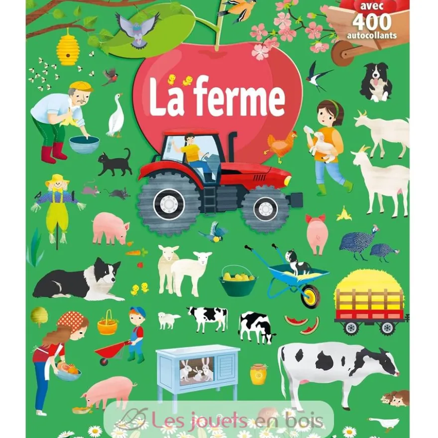 400 autocollants La ferme - Piccolia