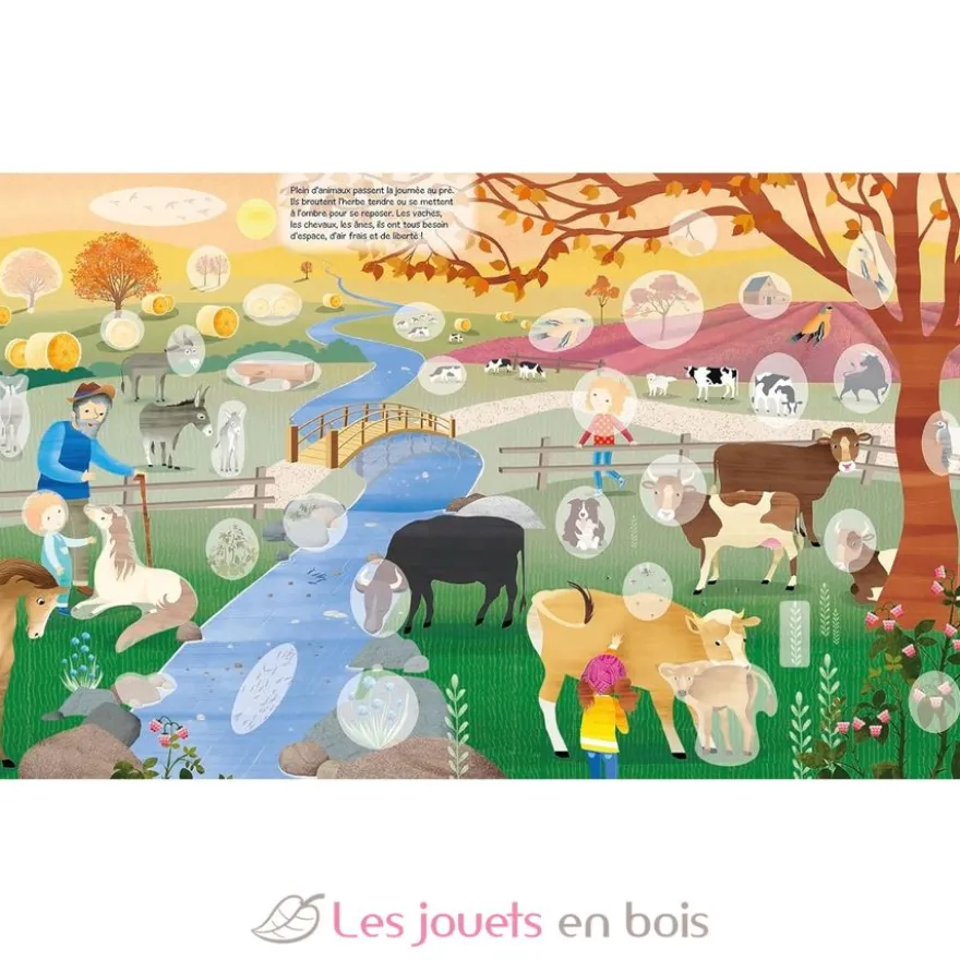 400 autocollants La ferme - Piccolia