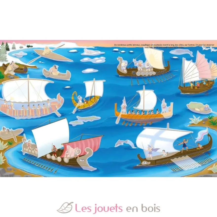 400 autocollants Les bateaux - Piccolia