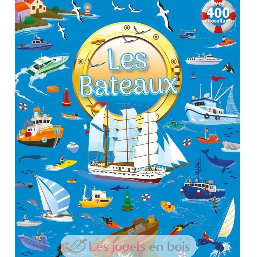 400 autocollants Les bateaux - Piccolia