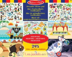 245 autocollants réutilisables - Aventure - Melissa & Doug