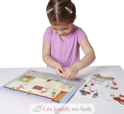 200 autocollants réutilisables - Ma ville - Melissa & Doug