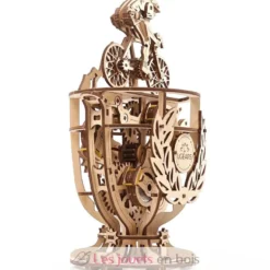 Automate Cycliste - Puzzle 3D mécanique en bois - Ugears