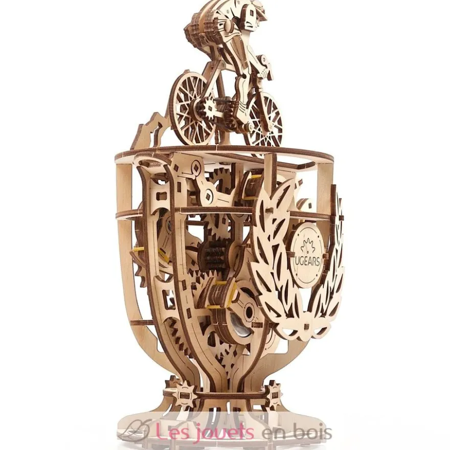 Automate Cycliste - Puzzle 3D mécanique en bois - Ugears