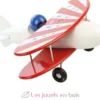 Avion bi-plan corps blanc - Vilac