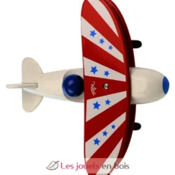 Avion bi-plan corps blanc - Vilac