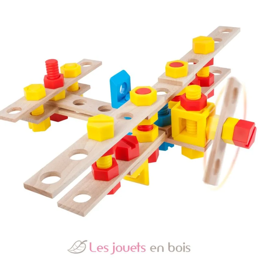 Avion - Jeu de construction en bois et plastique - Alexander Toys