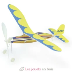 Avion à élastique jaune - Vilac