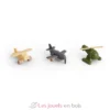 3 avions en bioplastique 7 cm - Viking Toys