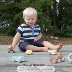3 avions en bioplastique 7 cm - Viking Toys