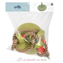 Balançoire d'escalade 2 en 1 verte Small Foot Compagny