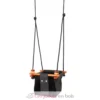 Balançoire pour bébé en bois et tissu Gris ardoise - Solvej Swings