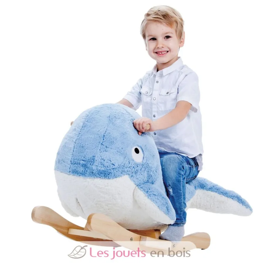 Baleine à bascule bleue - Gerardo's Toys