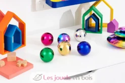Balles Mystères réfléchissantes colorées - TickiT