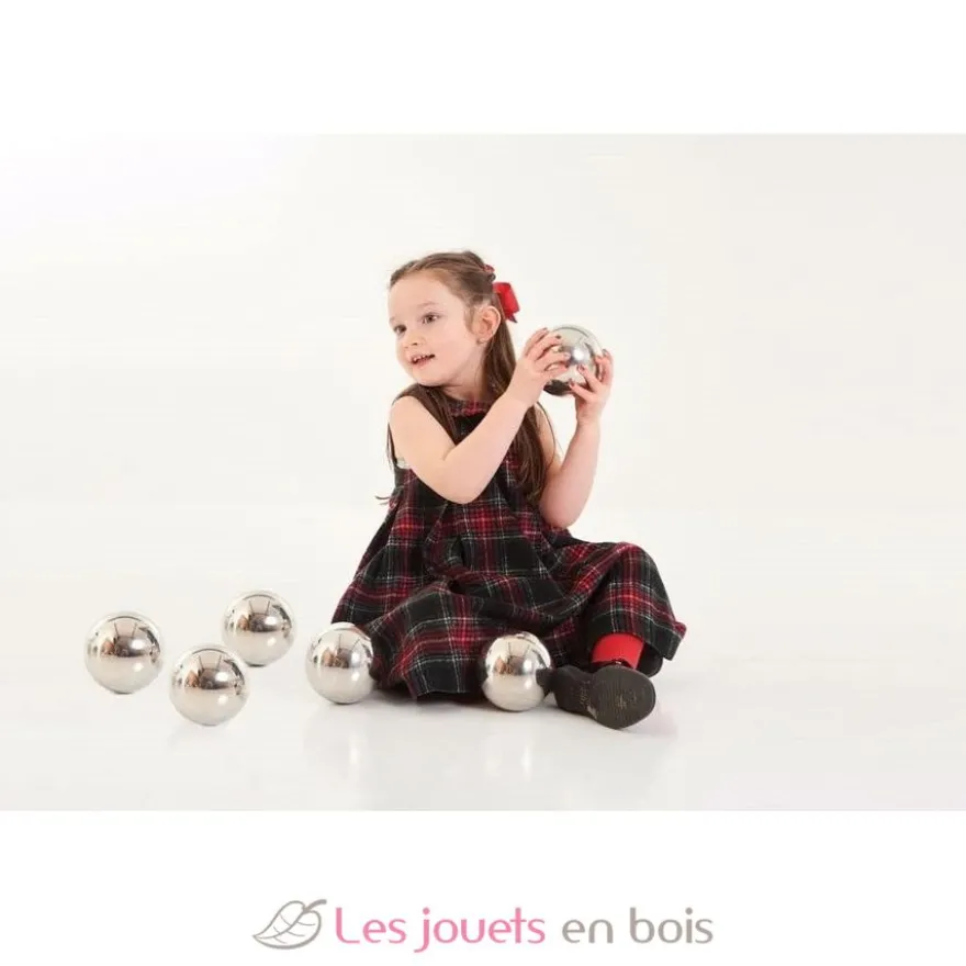 Balles Mystères réfléchissantes argentées - TickiT