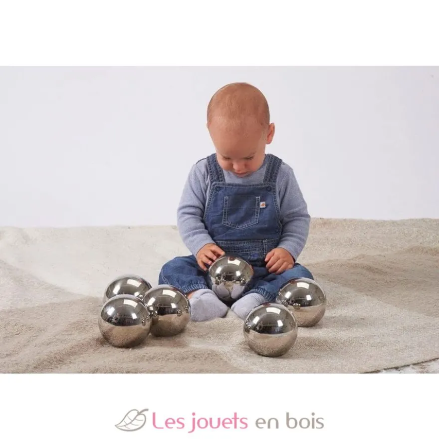 Balles Mystères réfléchissantes argentées - TickiT