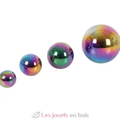 4 Balles réfléchissantes multicolores - TickiT