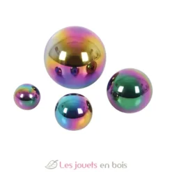 4 Balles réfléchissantes multicolores - TickiT