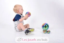 4 Balles réfléchissantes multicolores - TickiT