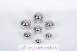 Balles sonores réfléchissantes argentées - TickiT