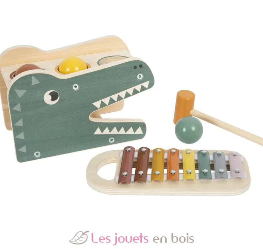 Banc à marteler avec xylophone Safari - Small Foot