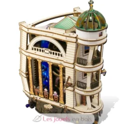 Banque des sorciers Gringotts Harry Potter - Puzzle 3D mécanique en bois - Ugears