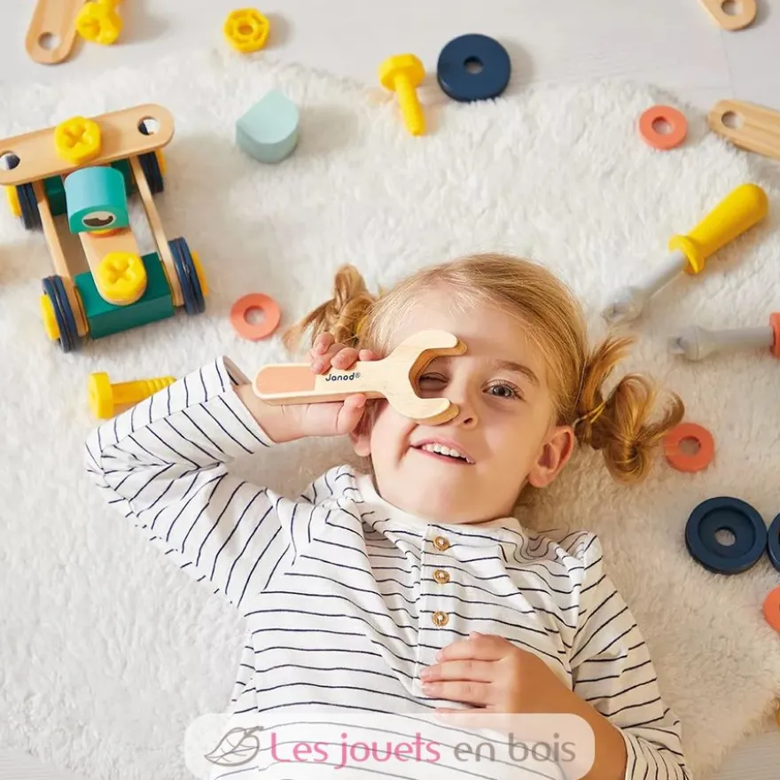 Baril Brico'Kids 100 pièces - Janod