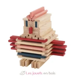 Baril Kapla 120 Bleu Rose Rouge - Kapla