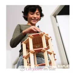 Baril Kapla 120 Bleu Rose Rouge - Kapla