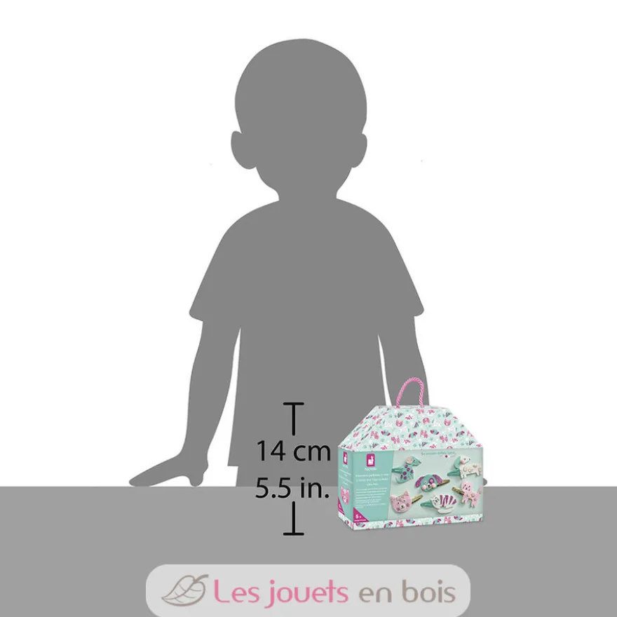 6 barrettes pailletées Little Pets à créer - Janod