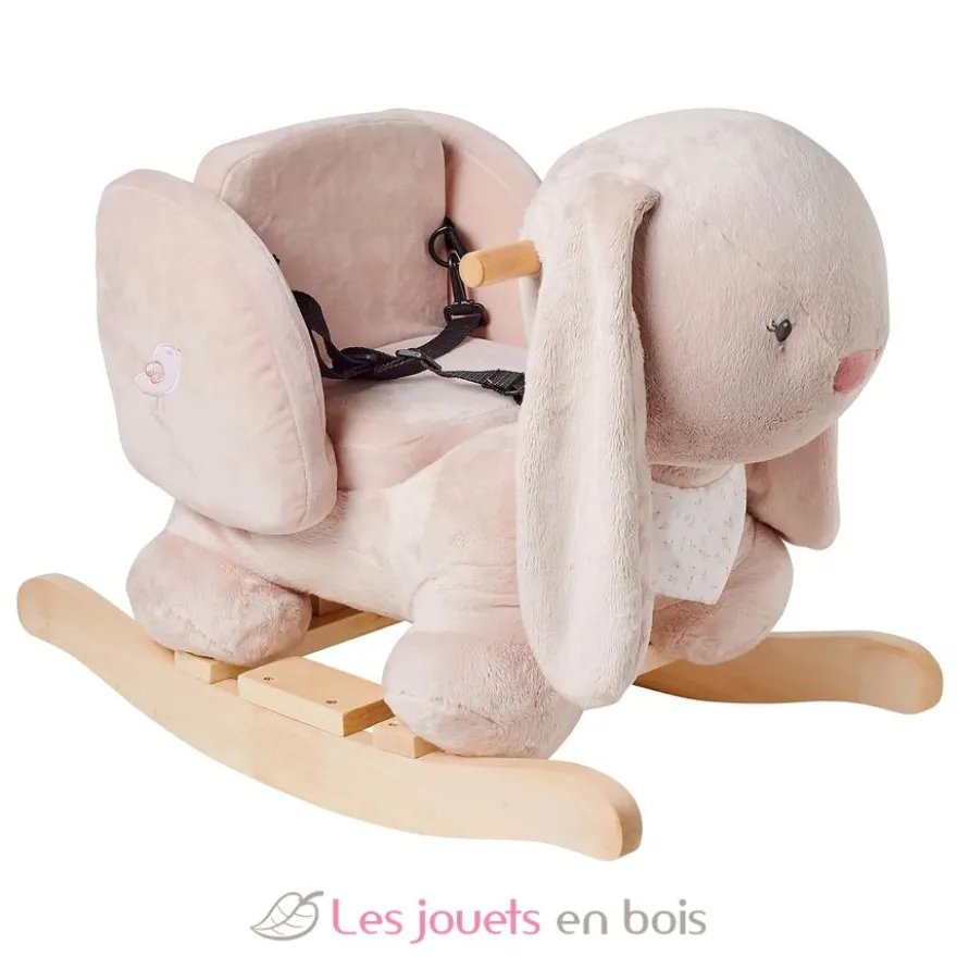 Bascule Pomme le lapin rose - Nattou