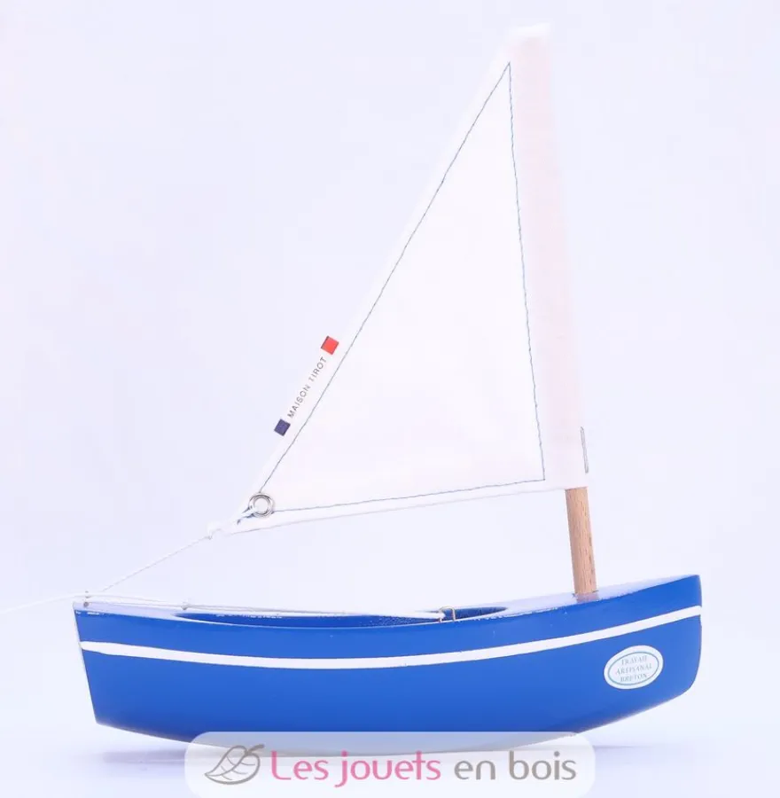 Bateau Le Bâchi bleu 17cm - Maison Tirot