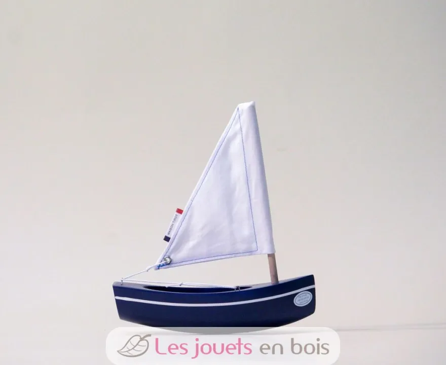 Bateau Le Bâchi bleu marine 17cm - Maison Tirot