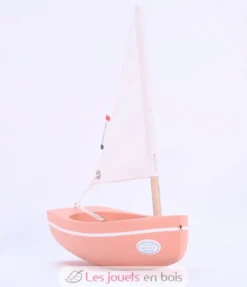 Bateau Le Bâchi rose 17cm - Maison Tirot