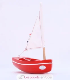 Bateau Le Bâchi rouge 17cm - Maison Tirot
