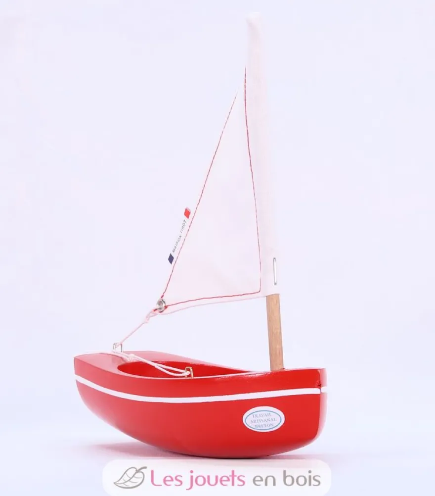 Bateau Le Bâchi rouge 17cm - Maison Tirot