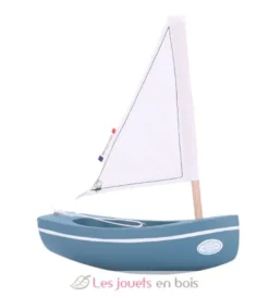 Bateau Le Bâchi vert abysses 17cm - Maison Tirot
