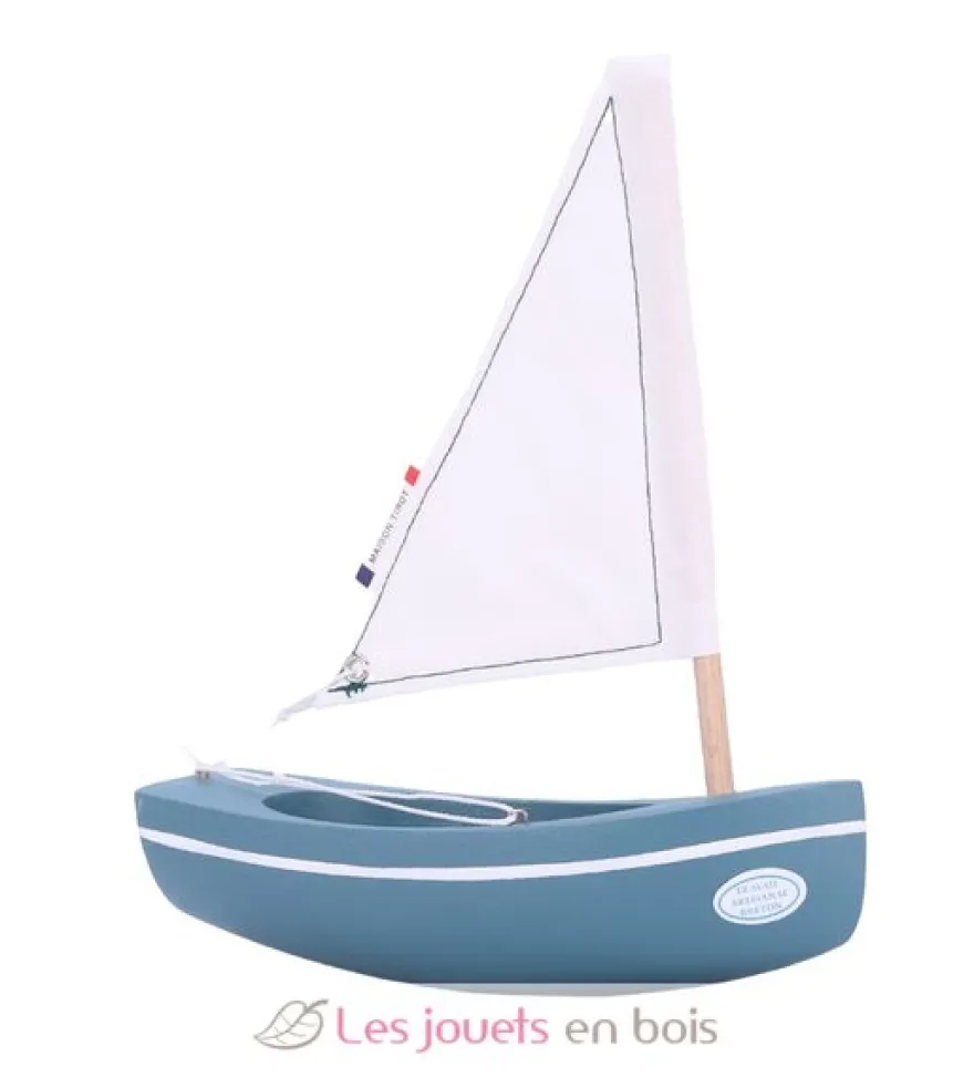 Bateau Le Bâchi vert abysses 17cm - Maison Tirot