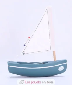 Bateau Le Bâchi vert abysses 17cm - Maison Tirot
