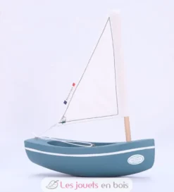 Bateau Le Bâchi vert abysses 17cm - Maison Tirot