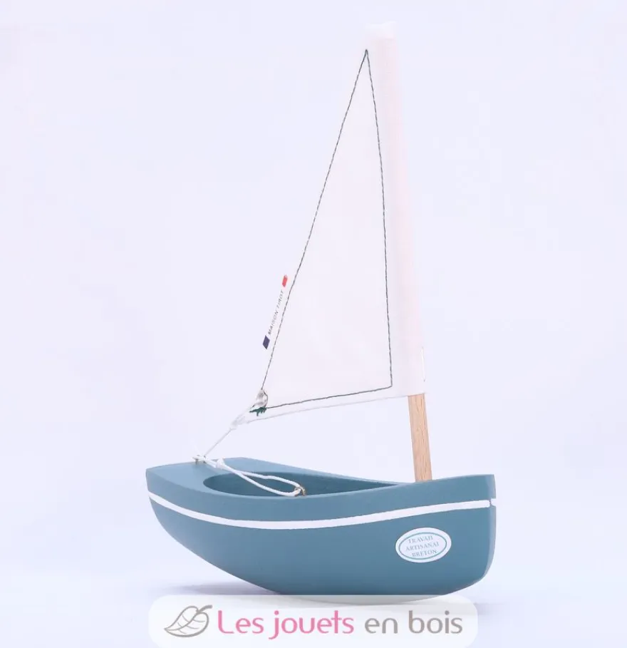 Bateau Le Bâchi vert abysses 17cm - Maison Tirot