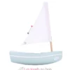 Bateau Le Bâchi vert d'eau 17cm - Maison Tirot