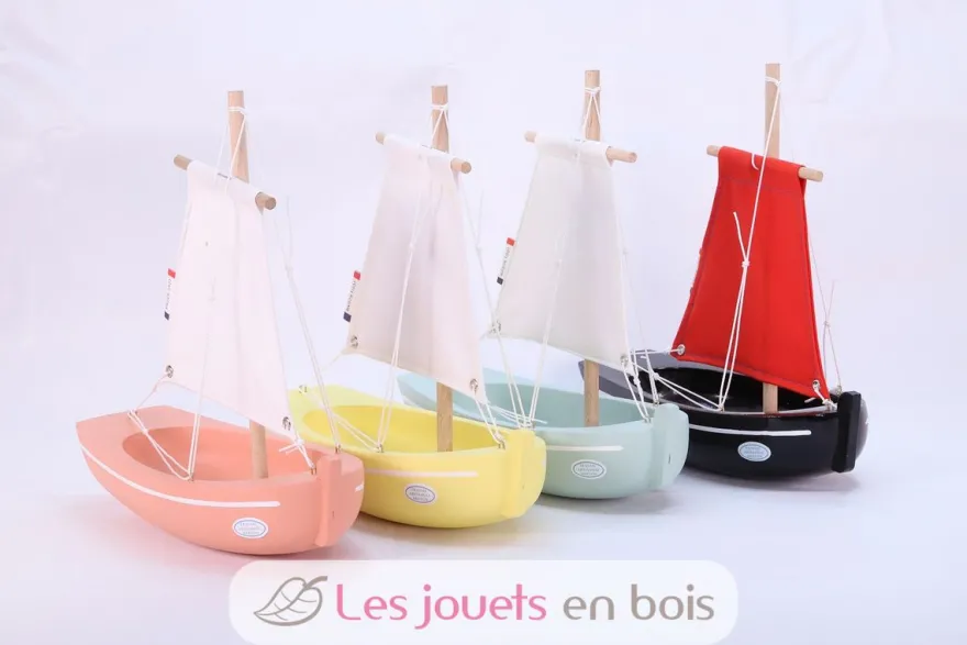 Bateau Le Misainier jaune 22cm - Maison Tirot