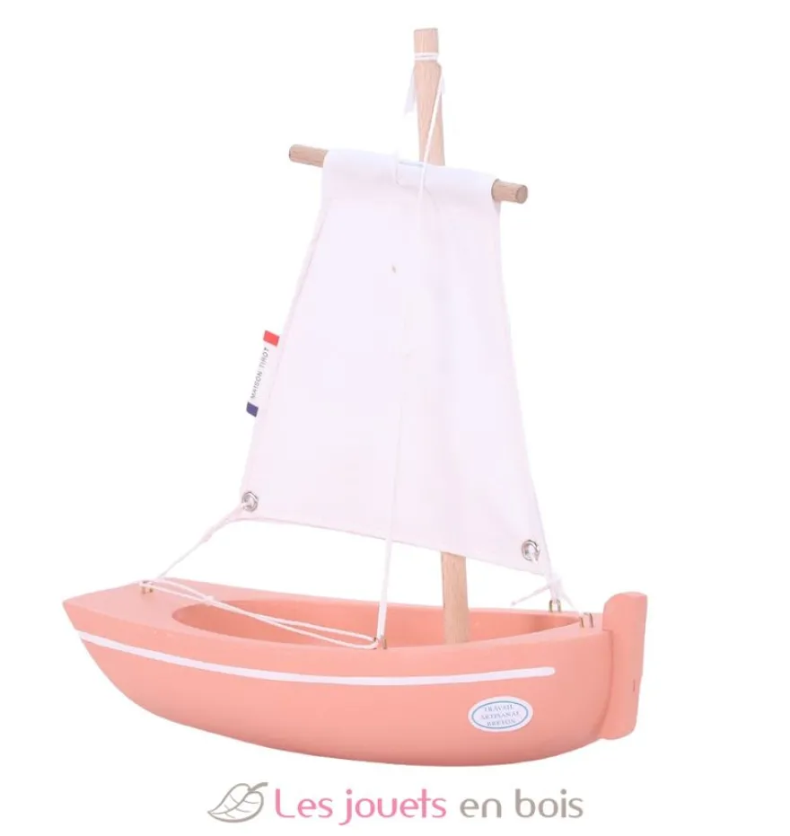 Bateau Le Misainier rose 22cm - Maison Tirot