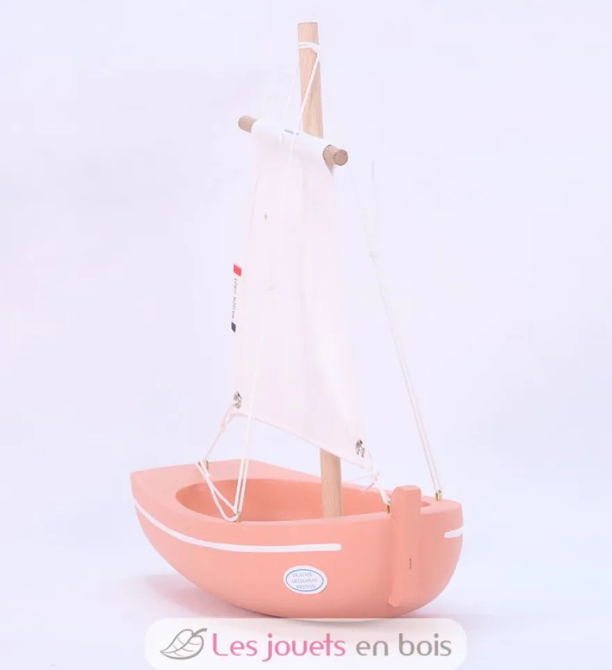 Bateau Le Misainier rose 22cm - Maison Tirot
