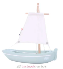 Bateau Le Misainier vert d'eau 22cm - Maison Tirot