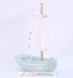 Bateau Le Misainier vert d'eau 22cm - Maison Tirot