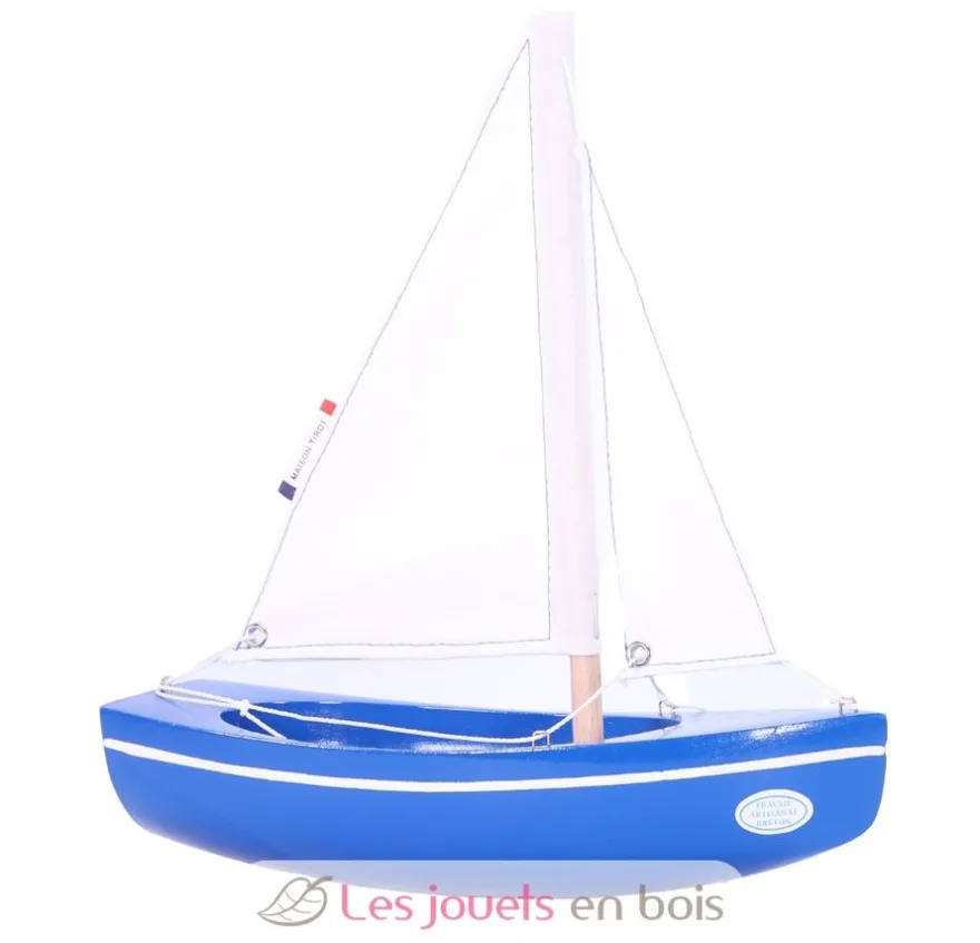 Bateau Le Sloop bleu 21cm - Maison Tirot