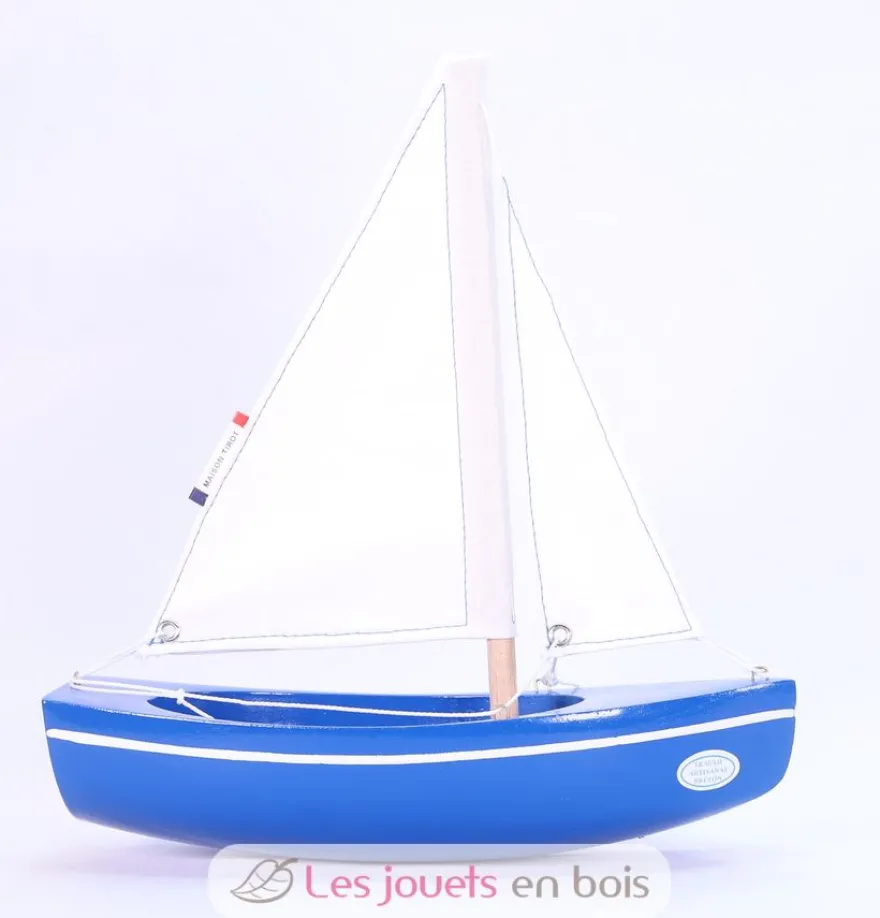 Bateau Le Sloop bleu 21cm - Maison Tirot