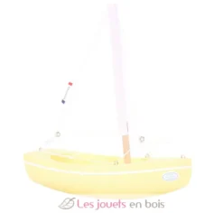 Bateau Le Sloop jaune 21cm - Maison Tirot